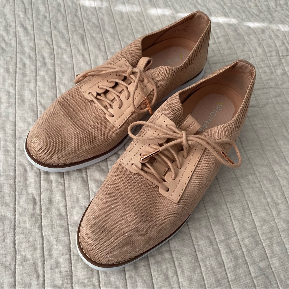 Cole Haan, øriginalgrand, 7 1/2 B, pink/metallic